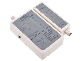 Тестер LAN Cablexpert NCT-1 для RJ-45 RG-58 от магазина РЭССИ
