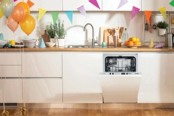 Посудомоечная машина встраив. Gorenje GV522E10S 1760Вт компактная белый/серый от магазина РЭССИ