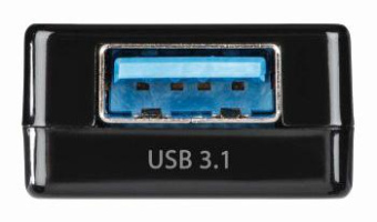 Разветвитель USB-C Hama Pocket 3порт. черный (00135752) от магазина РЭССИ
