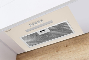 Вытяжка встраиваемая Weissgauff Aura 450 бежевый управление: кнопочное (1 мотор) от магазина РЭССИ