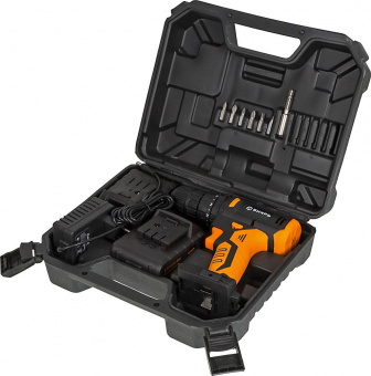 Дрель-шуруповерт Вихрь ДА-18Л-2КУ/Б аккум. патрон:быстрозажимной (кейс в комплекте) (72/14/23) от магазина РЭССИ