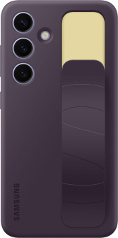 Чехол (клип-кейс) Samsung для Samsung Galaxy S24 Standing Grip Case S24 темно-фиолетовый (EF-GS921CEEGRU) от магазина РЭССИ