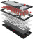 Картинка Клавиатура A4Tech Bloody WS98 механическая черный/серый USB for gamer LED (WS98) от магазина РЭССИ Клавиатура A4Tech Bloody WS98 механическая черный/серый USB for gamer LED (WS98) от магазина РЭССИ