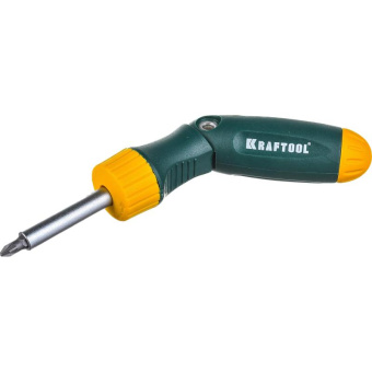 Реверсная рычажная отвертка KRAFTOOL BIT-LOCK 26151-H21 от магазина РЭССИ