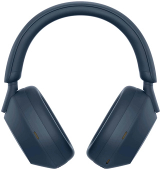 Гарнитура мониторные Sony WH-1000XM5 1.2м синий беспроводные bluetooth оголовье (WH-1000XM5/L) от магазина РЭССИ