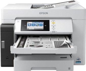 МФУ струйный Epson M15180 (C11CJ41408/407) A3+ Duplex WiFi черный от магазина РЭССИ