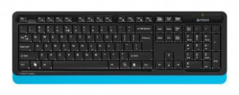 Клавиатура + мышь A4Tech Fstyler FG1010 клав:черный/синий мышь:черный/синий USB беспроводная Multimedia (FG1010 BLUE) от магазина РЭССИ