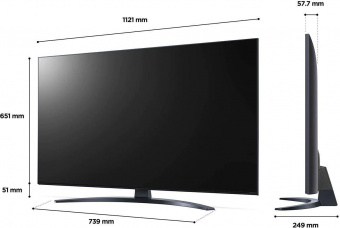 Телевизор LED LG 50" 50NANO766QA.ARUB синяя сажа 4K Ultra HD 60Hz DVB-T DVB-T2 DVB-C DVB-S DVB-S2 USB WiFi Smart TV (RUS) от магазина РЭССИ