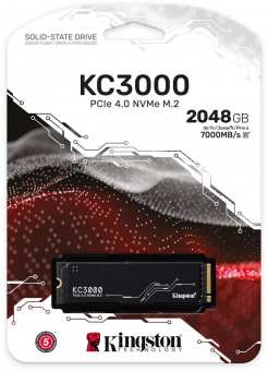Накопитель SSD Kingston PCI-E 4.0 x4 2Tb SKC3000D/2048G KC3000 M.2 2280 от магазина РЭССИ