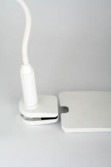 Светильник Camelion KD-814 C01 (12845) настольный на струбцине/основание белый 7Вт от магазина РЭССИ