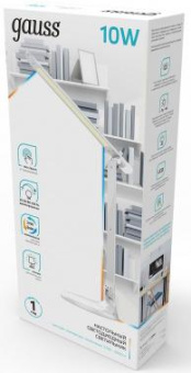 Светильник Gauss GT2041 настольный на подставке белый 10Вт от магазина РЭССИ