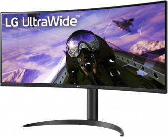 Монитор LG 34" UltraWide 34WP65C-B черный VA LED 21:9 HDMI M/M матовая HAS Piv 300cd 178гр/178гр 3440x1440 DP 2K USB 7.7кг от магазина РЭССИ