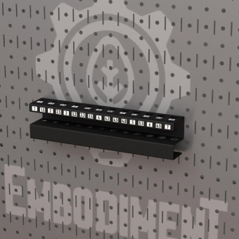 Держатель для хранения сверл настенный EMBODIMENT черный EMB-WODRB-B от магазина РЭССИ