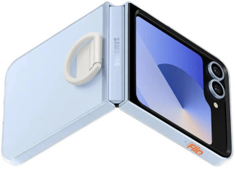 Чехол (клип-кейс) Samsung для Samsung Galaxy Z Flip6 Clear Case Case Clear Case Flip 6 прозрачный (EF-QF741CTEGRU) от магазина РЭССИ