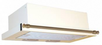 Вытяжка встраиваемая Elikor Интегра 60П-400-В2Л кремовый/рейлинг бронза управление: кнопочное (1 мотор) от магазина РЭССИ