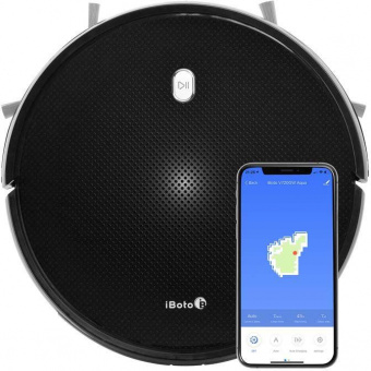 Пылесос-робот iBoto Smart V720GW Aqua 24Вт черный от магазина РЭССИ