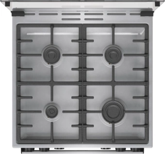 Плита Комбинированная Gorenje GKS6C70XF нержавеющая сталь (стеклянная крышка) реш.чугун от магазина РЭССИ
