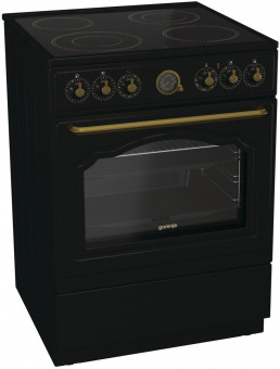 Плита Электрическая Gorenje ECS6250CLB черный стеклокерамика (без крышки) от магазина РЭССИ