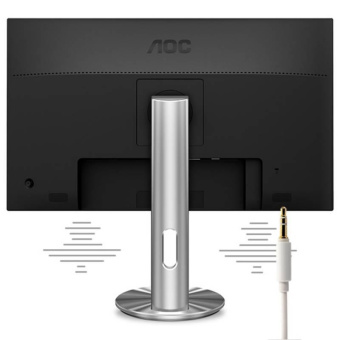 Монитор AOC 27" Professional I2790PQU/BT(00/01) темно-серый IPS LED 16:9 HDMI M/M матовая HAS Piv 1000:1 250cd 178гр/178гр 1920x1080 60Hz VGA DP FHD USB 5.8кг от магазина РЭССИ