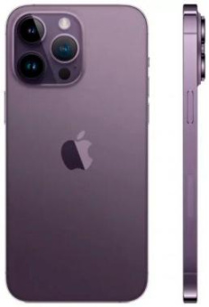 Смартфон Apple A2893 iPhone 14 Pro Max 256Gb 6Gb темно-фиолетовый моноблок 3G 4G 1Sim 6.7" 1290x2796 iOS 16 48Mpix 802.11 a/b/g/n/ac/ax NFC GPS GSM900/1800 GSM1900 TouchSc Protect от магазина РЭССИ