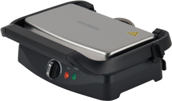 Электрогриль Hyundai HYG-2074 1800Вт серебристый/черный от магазина РЭССИ