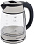 Чайник электрический Scarlett SC-EK27G40 1.8л. 1800Вт серебристый/черный корпус: стекло (EK27G40) от магазина РЭССИ