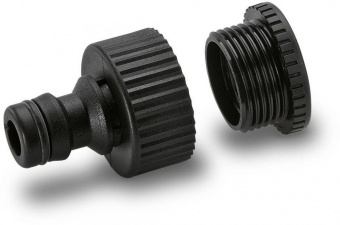 Штуцер Karcher G3/4 Д.вх.3/4" Д.вых.1/2" черный (2.645-006.0) от магазина РЭССИ
