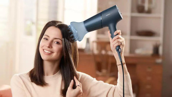 Фен Philips BHD512/00 2300Вт синий от магазина РЭССИ