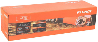 Углошлифовальная машина Patriot AG 190 2000Вт 8500об/мин рез.шпин.:M14 d=180мм (110301180) от магазина РЭССИ