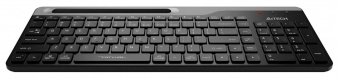 Клавиатура A4Tech Fstyler FBK25 черный/серый USB беспроводная BT/Radio slim Multimedia от магазина РЭССИ