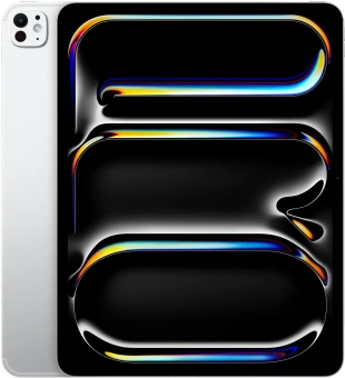 Планшет Apple iPad Pro 2024 A2926 9C RAM8Gb ROM256Gb 13" OLED 2752x2064 LTE eSIM iOS серебристый 12Mpix 12Mpix BT GPS WiFi Touch 9hr от магазина РЭССИ