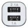 Автомобильное зар./устр. Digma DGCC-2U-3A-WG 15W 2.1A+1A 2xUSB универсальное белый от магазина РЭССИ