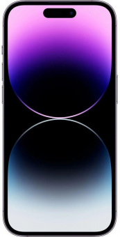 Смартфон Apple A2892 iPhone 14 Pro 256Gb 6Gb темно-фиолетовый моноблок 3G 4G 2Sim 6.1" 1179x2556 iOS 16 48Mpix 802.11 a/b/g/n/ac/ax NFC GPS GSM900/1800 GSM1900 TouchSc Protect от магазина РЭССИ