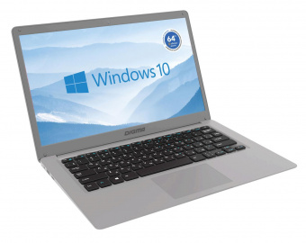 Ноутбук Digma EVE 14 C415 Celeron N3350 4Gb eMMC128Gb Intel HD Graphics 500 14" IPS FHD (1920x1080) Windows 10 Home Single Language 64 grey space WiFi BT Cam 5000mAh (NCN144BXW01) от магазина РЭССИ