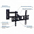Кронштейн для телевизора Kromax PIXIS-XS черный 22"-55" макс.30кг настенный поворотно-выдвижной и наклонный от магазина РЭССИ
