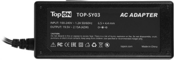 Блок питания TopON TOP-SY03 42W-19.5V 2.15A от бытовой электросети от магазина РЭССИ