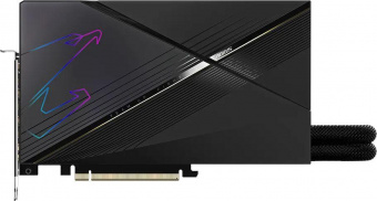 Видеокарта Gigabyte PCI-E 4.0 GV-N4080AORUSX W-16GD NVIDIA GeForce RTX 4080 16384Mb 256 GDDR6X 2565/22400 HDMIx1 DPx3 HDCP Ret от магазина РЭССИ