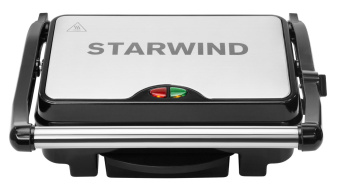 Электрогриль Starwind SSG2040 1500Вт серебристый/черный от магазина РЭССИ