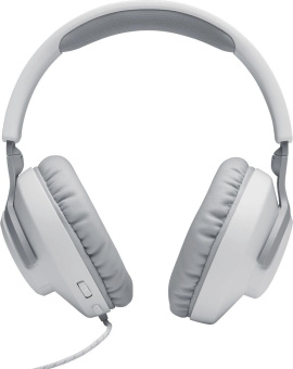 Гарнитура накладные JBL Quantum 100 1.2м белый проводные оголовье (JBLQUANTUM100WHT) от магазина РЭССИ