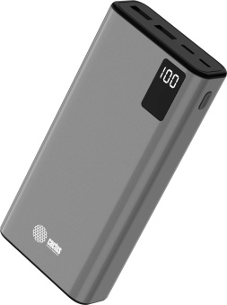 Мобильный аккумулятор Cactus CS-PBFSFA-20000 20000mAh 4.5A 2xUSB-A/USB-C серый от магазина РЭССИ