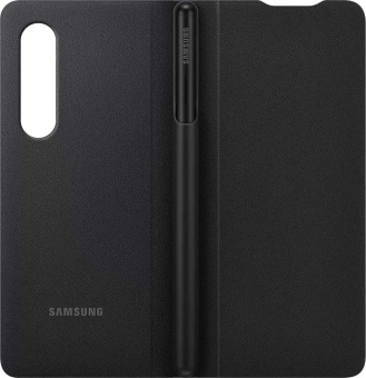Чехол (клип-кейс) Samsung для Samsung Galaxy Z Fold3 Flip Cover with Pen черный (EF-FF92PCBEGRU) от магазина РЭССИ