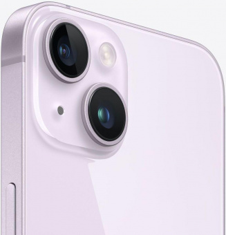 Смартфон Apple A2884 iPhone 14 128Gb 6Gb фиолетовый моноблок 3G 4G 2Sim 6.1" 1170x2532 iOS 16 12Mpix 802.11 a/b/g/n/ac/ax NFC GPS GSM900/1800 GSM1900 TouchSc Protect от магазина РЭССИ