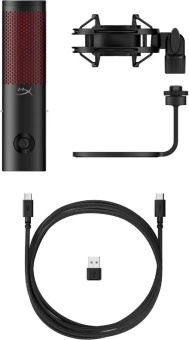 Микрофон проводной HyperX QuadCast 2 3м черный от магазина РЭССИ