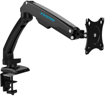 Кронштейн для мониторов ЖК Kromax OFFICE-8 черный 15"-32" макс.8кг настольный поворот и наклон верт.перемещ. от магазина РЭССИ