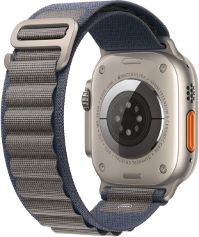 Смарт-часы Apple Watch Ultra 2 A2986 49мм OLED корп.титан Alpine loop рем.синий разм.брасл.:130-160мм (MREK3LW/A) от магазина РЭССИ
