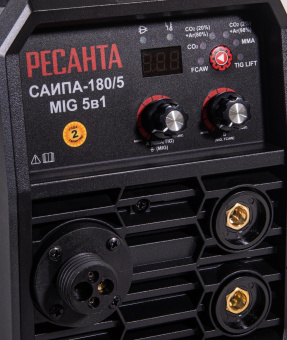 Сварочный полуавтомат Ресанта САИПА-180/5 MIG 5в1 инвертор MIG-MAG/FCAW/MMA/Lift TIG 6.1кВт от магазина РЭССИ