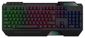 Клавиатура Оклик 719G COVEN черный USB Multimedia for gamer LED (подставка для запястий) от магазина РЭССИ