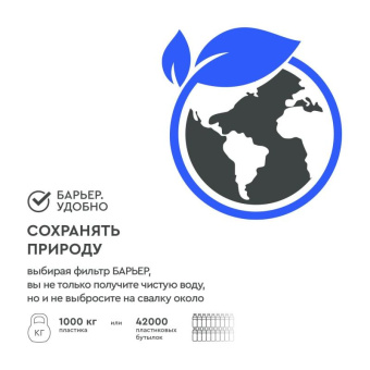 Комплект картриджей для фильтра под мойку БАРЬЕР ПРОФИ ОСМО Финиш (4-5 ступени) Р162Р00 от магазина РЭССИ