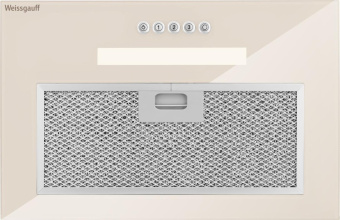 Вытяжка встраиваемая Weissgauff Aura 450 бежевый управление: кнопочное (1 мотор) от магазина РЭССИ