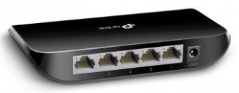 TP-Link TL-SG1005D 5-port Desktop Gigabit Switch, 5 10/100/1000M RJ45 ports, plastic case от магазина РЭССИ